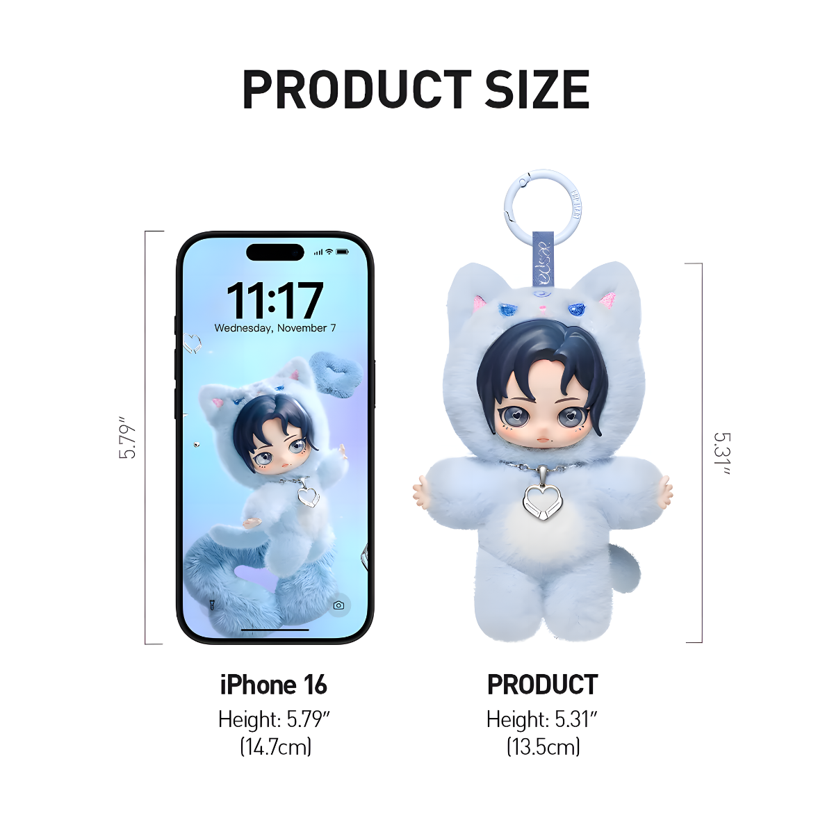 [AU STOCK] aespa Fluffy Club Series Vinyl Plush Doll Pendant