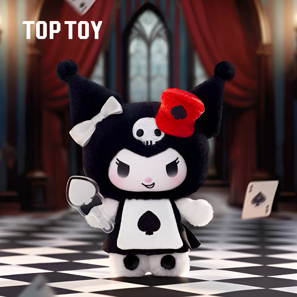 Kuromi Poker Kingdom Series Vinyl Plush Pendant Blind Box