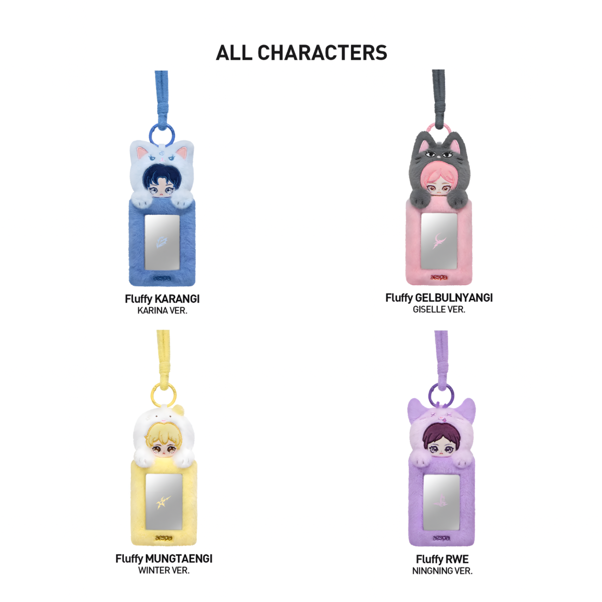 aespa Fluffy Club Series Card Holder