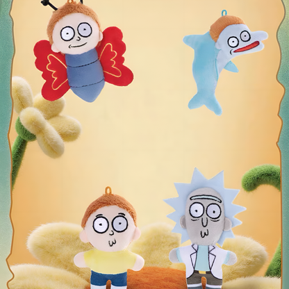 Rick and Morty MultiUniverse Series Plush Magnet Pendant Blind Bag