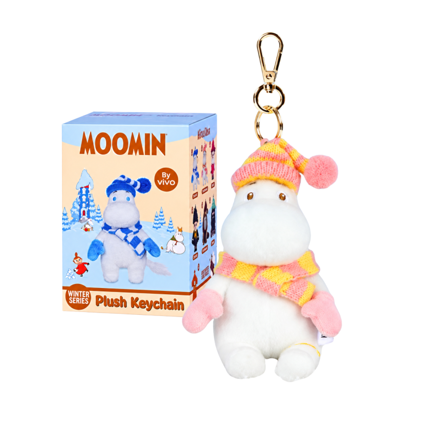 VIPOxMOOMIN Winter Plush Keychain