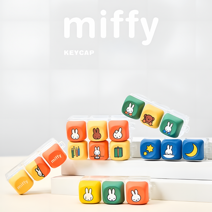 Miffy Keycap Series Keychains Blind Box