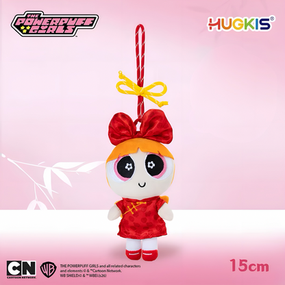 The Powerpuff Girls Flower Cheongsam Style Series Pendant Plush
