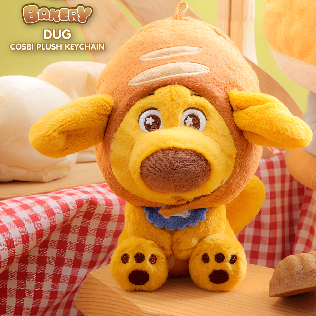 Disney Cats and Dogs Bakery Cosbi Plush Keychain Collection