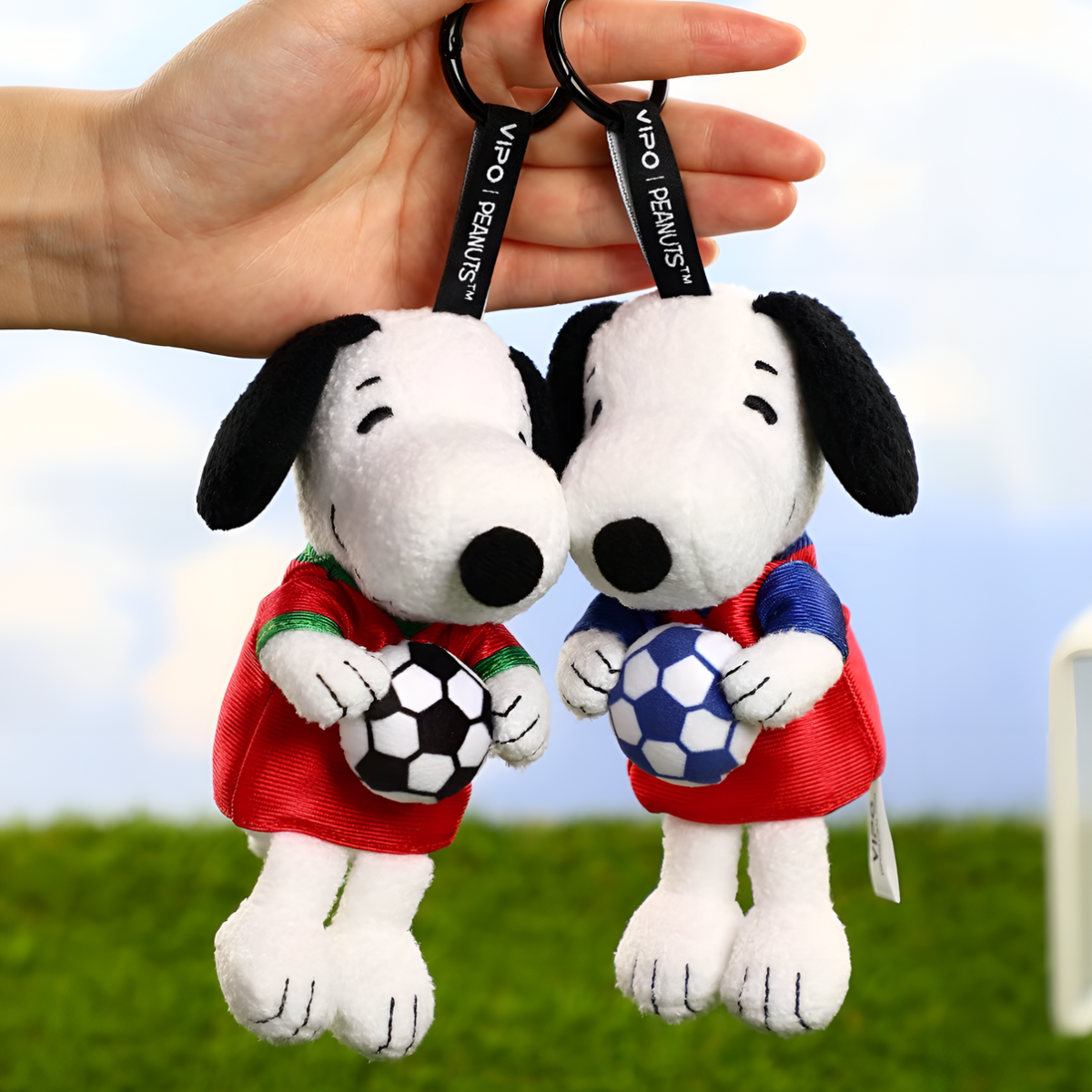 Official Snoopy Football Series Plush Keychain Blind Box