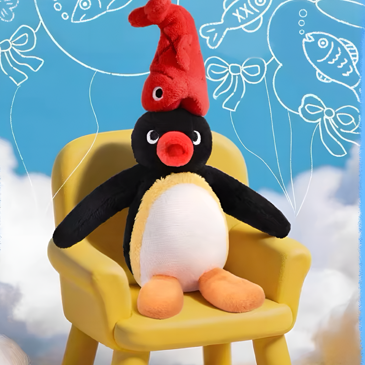 Pingu Emotion Small Fluctuation Series Plush Pendant Blind Box