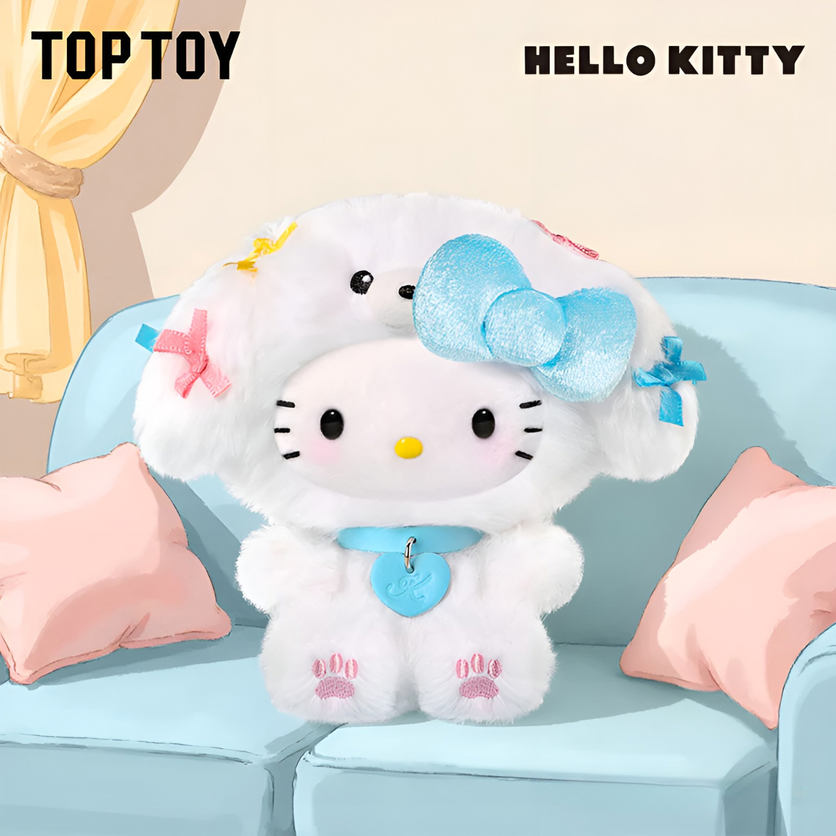 Hello Kitty Puppy Party Series Plush Pendant Blind Box