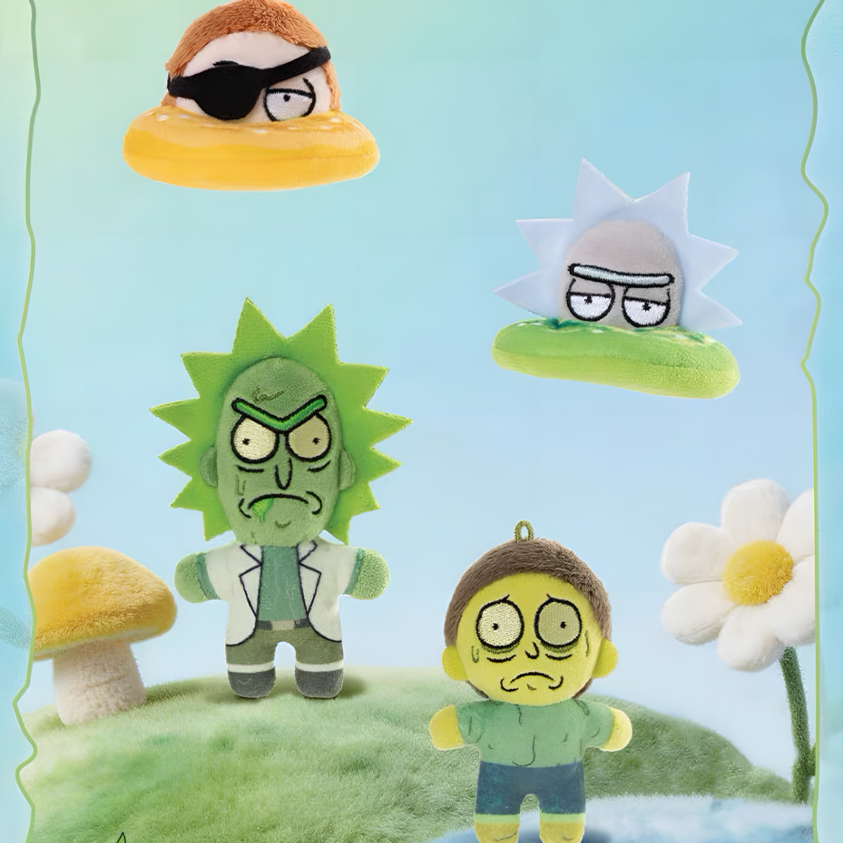 Rick and Morty MultiUniverse Series Plush Magnet Pendant Blind Bag