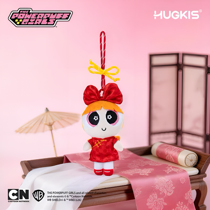 The Powerpuff Girls Flower Cheongsam Style Series Pendant Plush