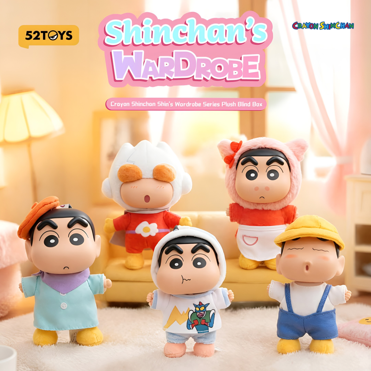 Crayon Shinchan Shinchan’s Wardrobe Series Figure Blind Box