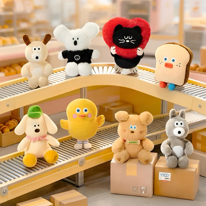 Brunch Brother Cuteness in Town Series Plush Pendant Blind Box