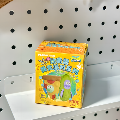 Spongebob Bikini Bottoms Food Party Series Figures Pendant Blind Box
