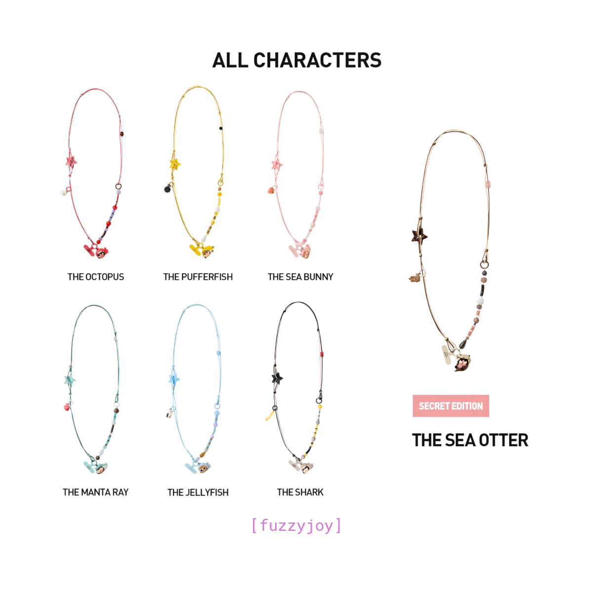 CRYBABY Cry Me an Ocean Series 3-in-1 Detachable Phone Charm