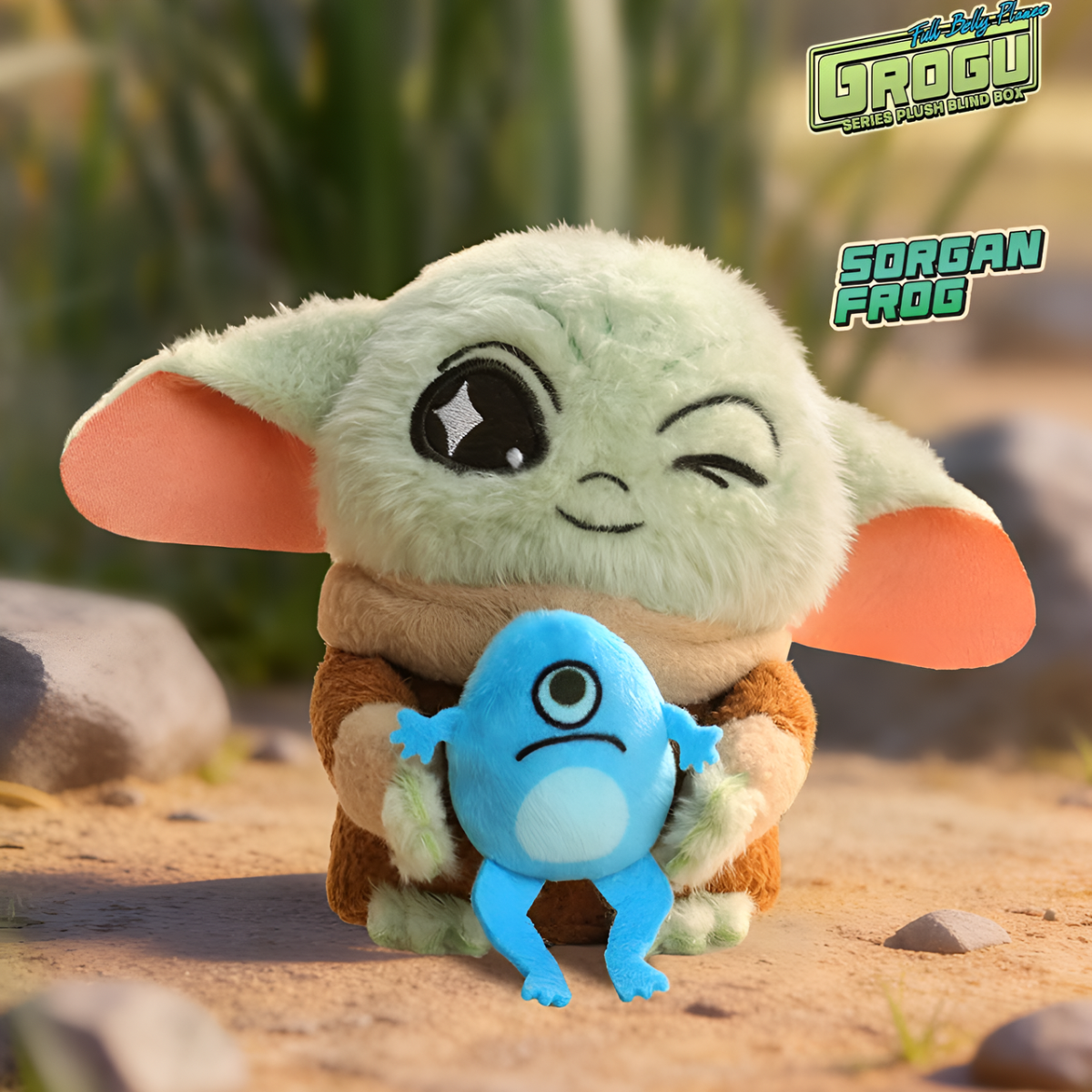 Star Wars The Mandalorian Grogu Full Belly Planet Series Plush Blind Box