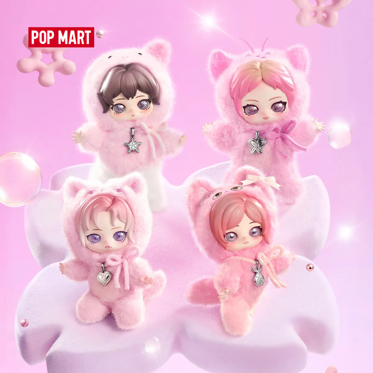 [AU STOCK] aespa Fluffy Club Series Vinyl Plush Doll Pendant