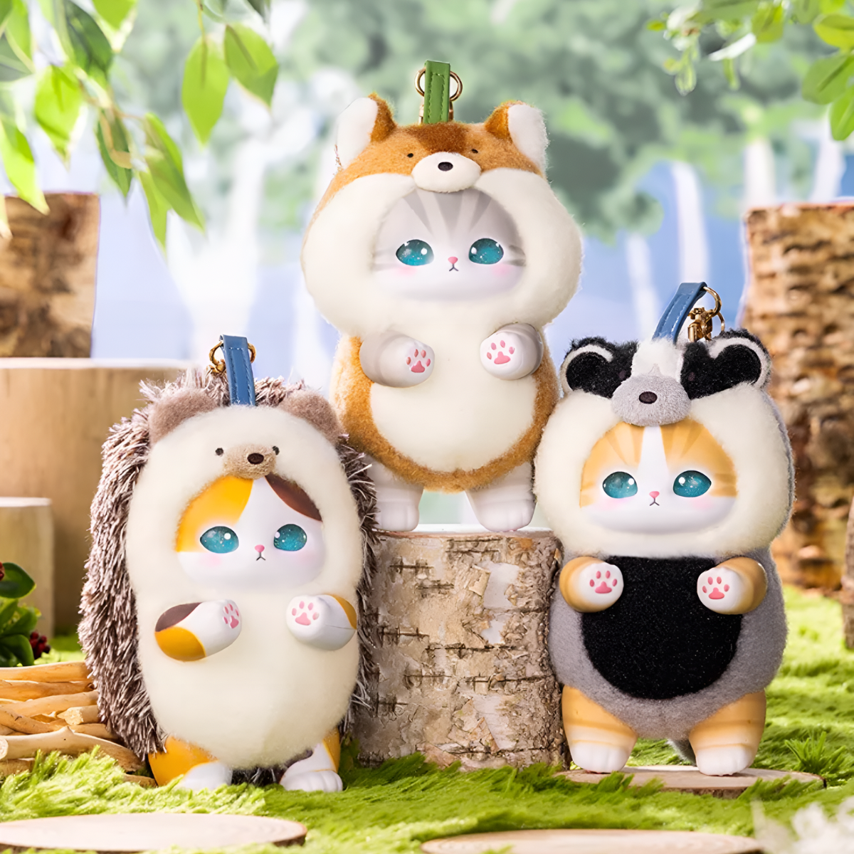 Mofusand Kiramekko Nordic Kittens Series Vinyl Plush Pendant Blind Box [ships end of May]