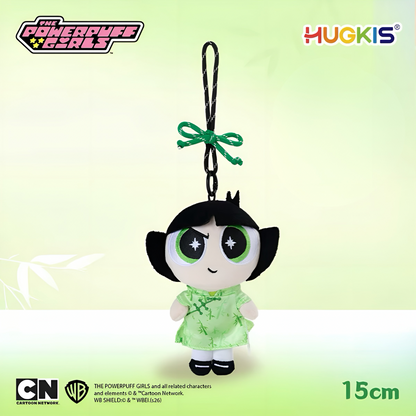 The Powerpuff Girls Flower Cheongsam Style Series Pendant Plush