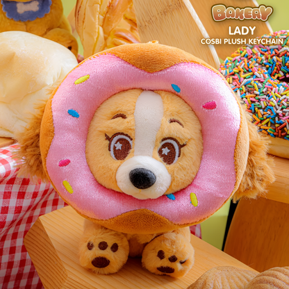 Disney Cats and Dogs Bakery Cosbi Plush Keychain Collection