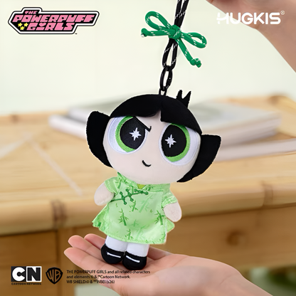 The Powerpuff Girls Flower Cheongsam Style Series Pendant Plush
