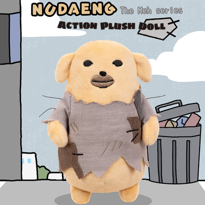 GONG x POPMART Nudaeng The Meh Series Action Plush Doll