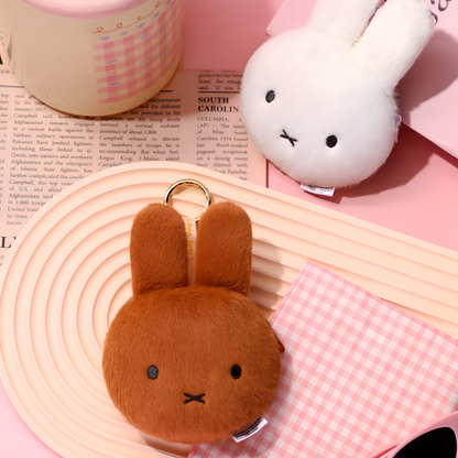 Miffy Plush Coin Purse Keychain Charm