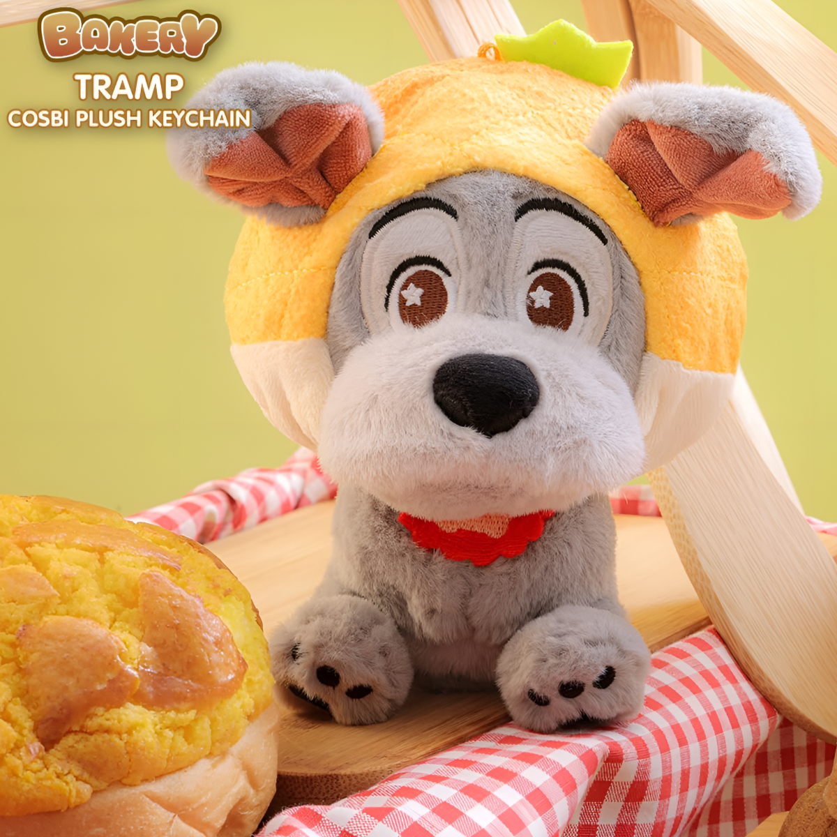 Disney Cats and Dogs Bakery Cosbi Plush Keychain Collection