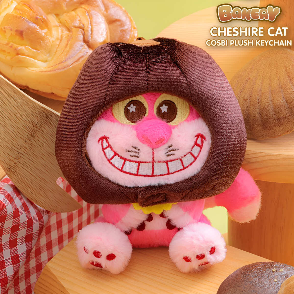 Disney Cats and Dogs Bakery Cosbi Plush Keychain Collection