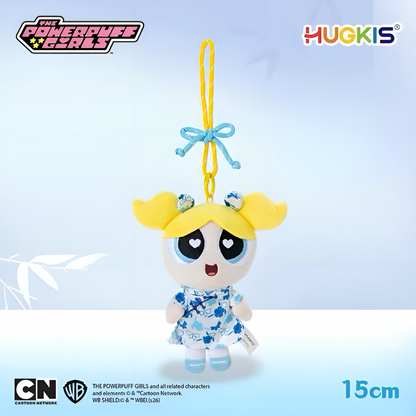 The Powerpuff Girls Flower Cheongsam Style Series Pendant Plush