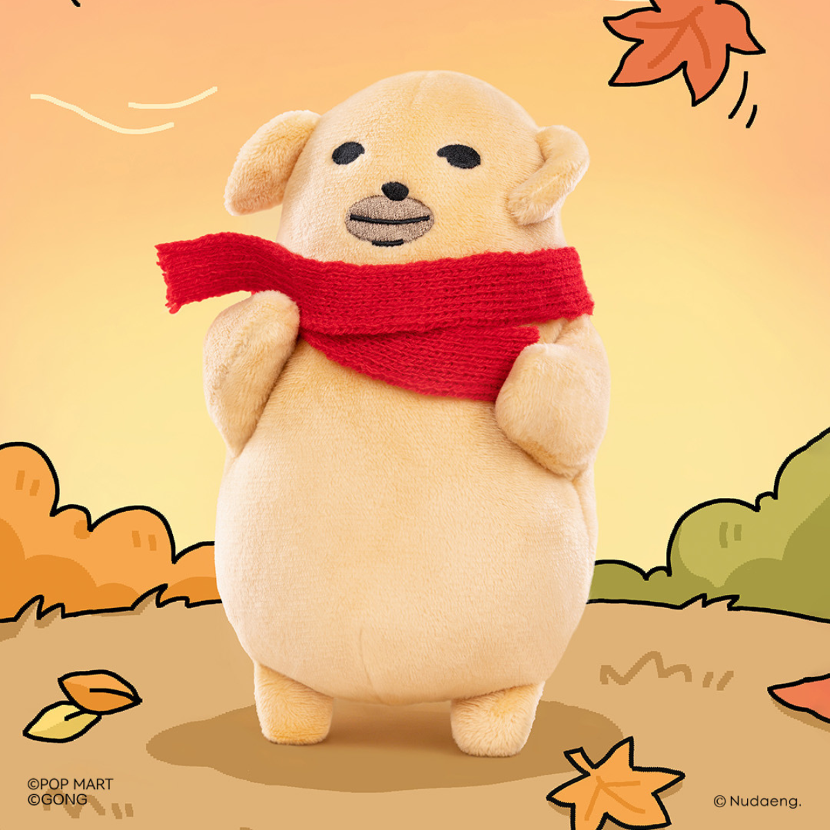 GONG x POPMART Nudaeng The Meh Series Action Plush Doll