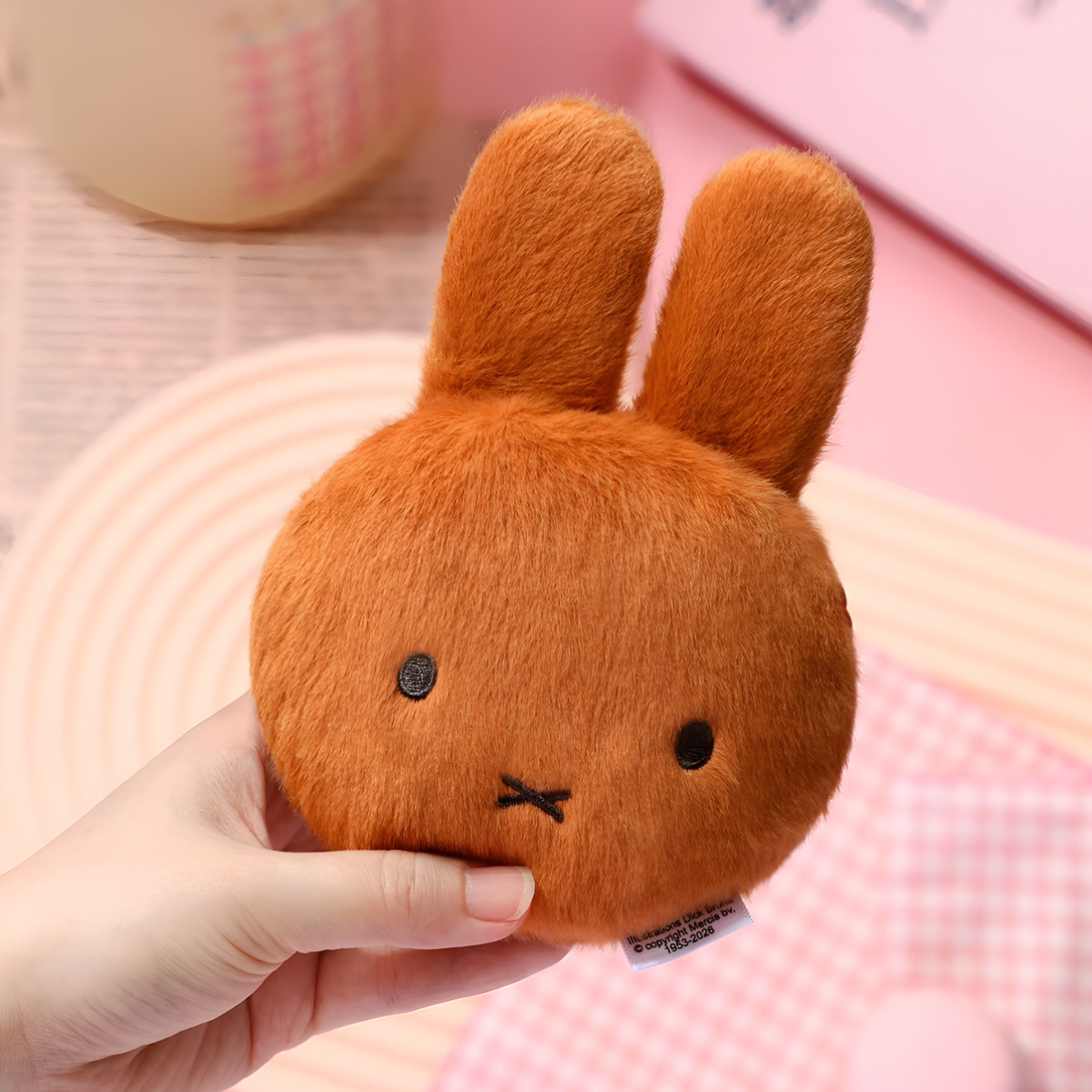 Miffy Plush Coin Purse Keychain Charm