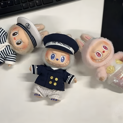 De Vliegende LABUBU Captain Vinyl Plush Pendant