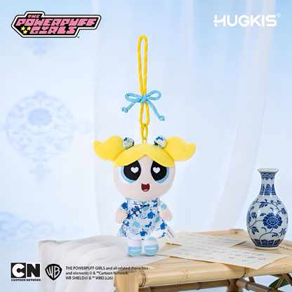 The Powerpuff Girls Flower Cheongsam Style Series Pendant Plush