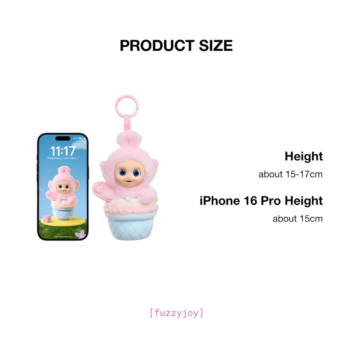 Teletubbies Afternoon Tea Diary Series Vinyl Plush Pendant