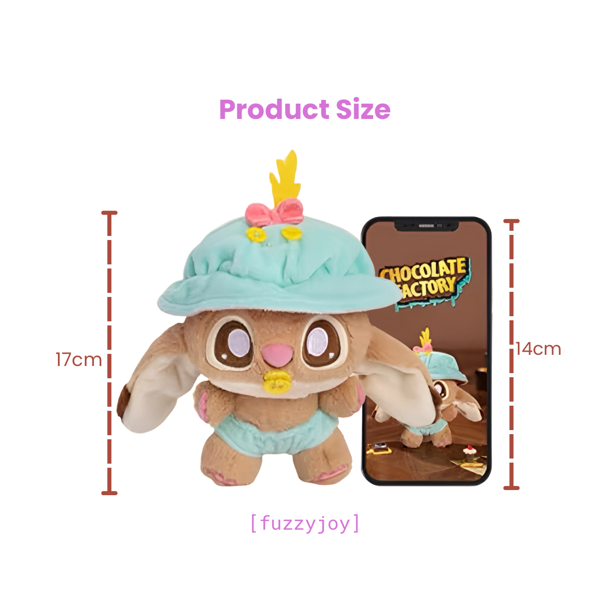 Stitch Chocolate Factory Series Plush Pendant