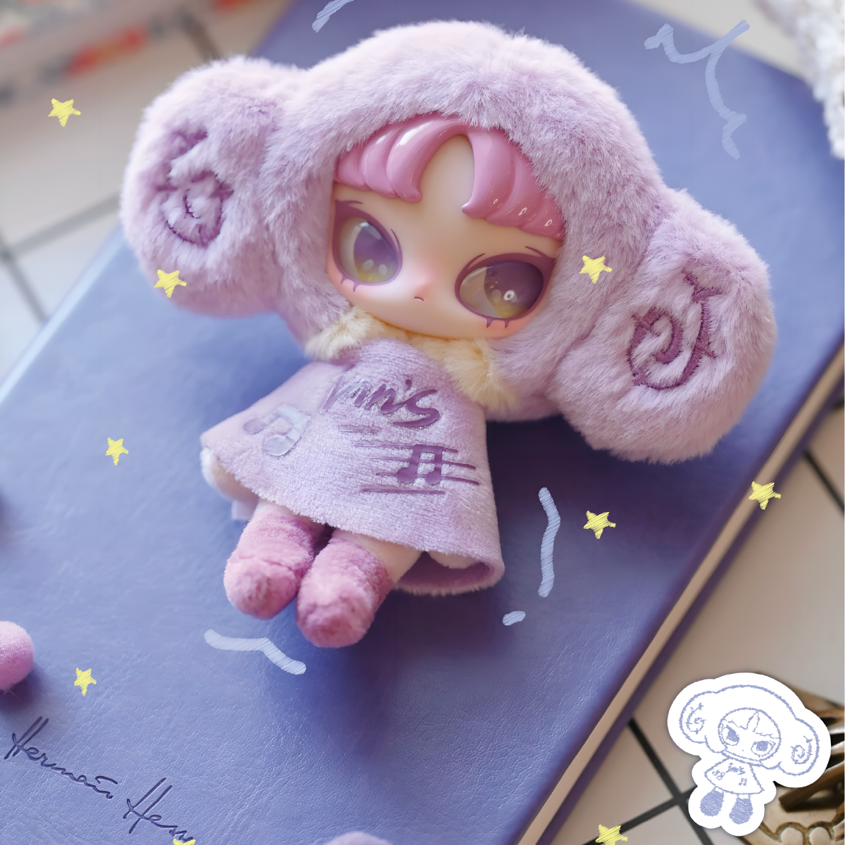 INN’s Twelve Tiny Wish Keepers Series Mini Plush Pendant Blind Box