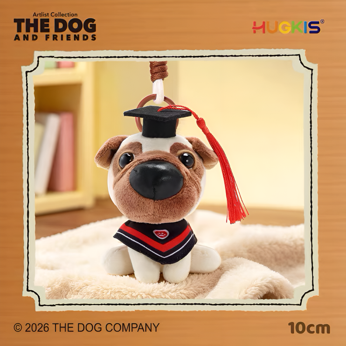Artist Collection THE DOG AND FRIENDS - Graduation Series Plush Charm