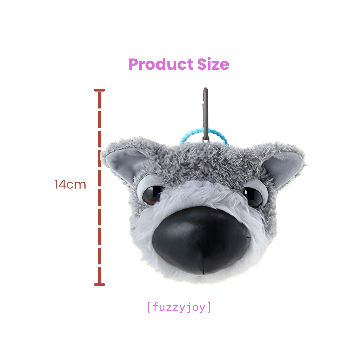 Artist Collection THE DOG Earphone Bag Purse Plush Charm