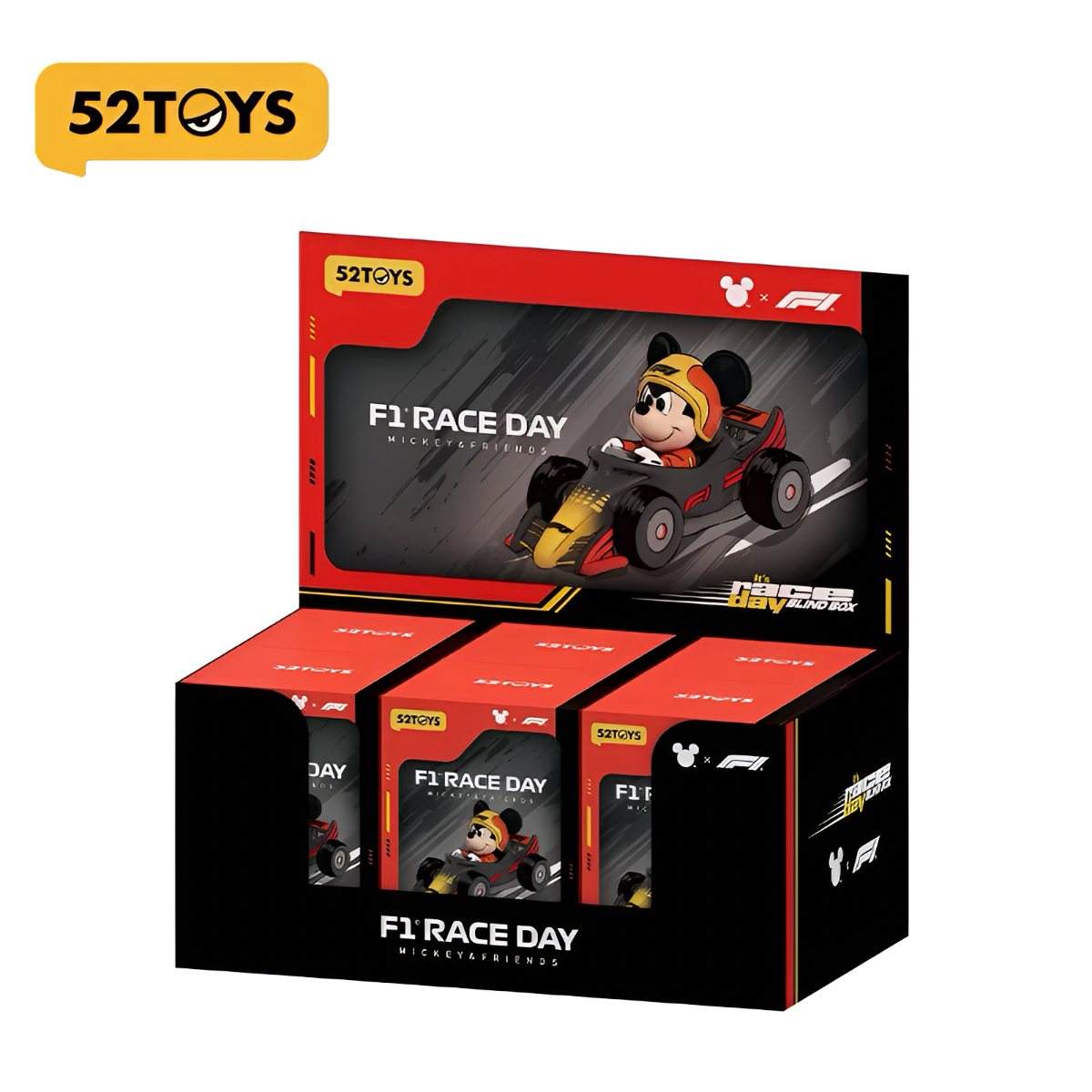 Mickey & Friends F1 Race Day Series Figures Blind Box