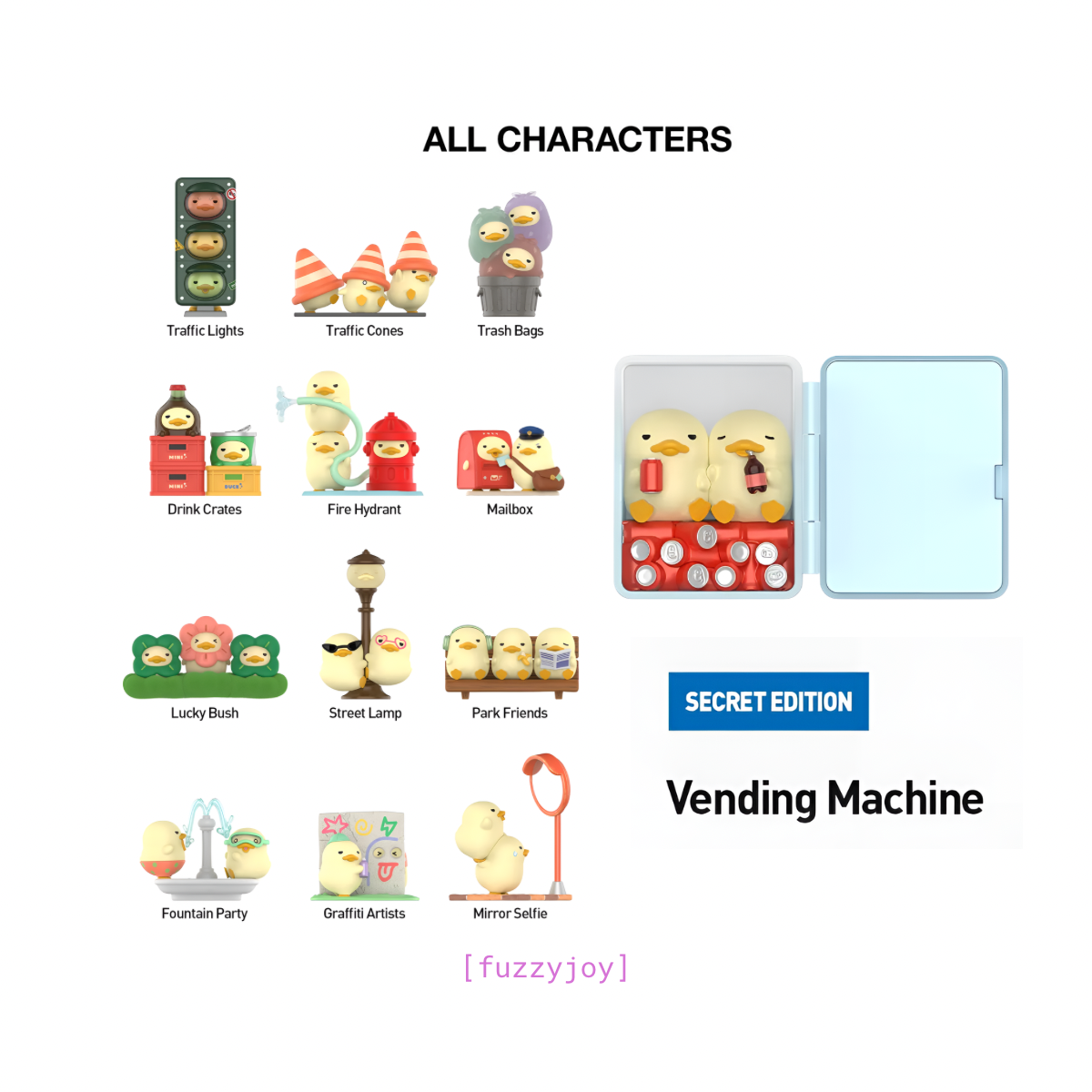 mini DUCKOO Citywalk Series Figures