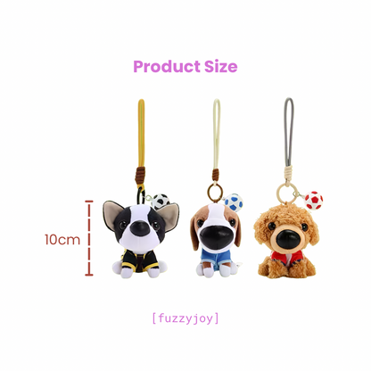 Artist Collection THE DOG - Soccer Series Plush Charm