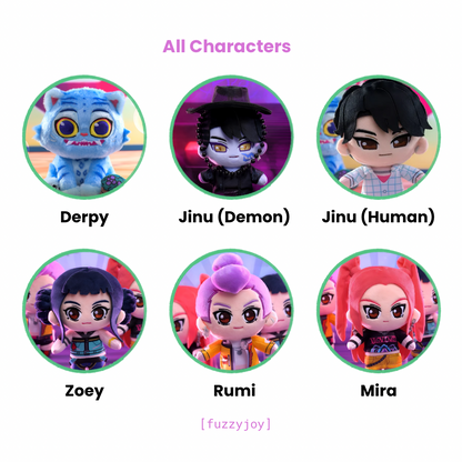 Kpop Demon Hunters Cosbi Plush Keychain Collection