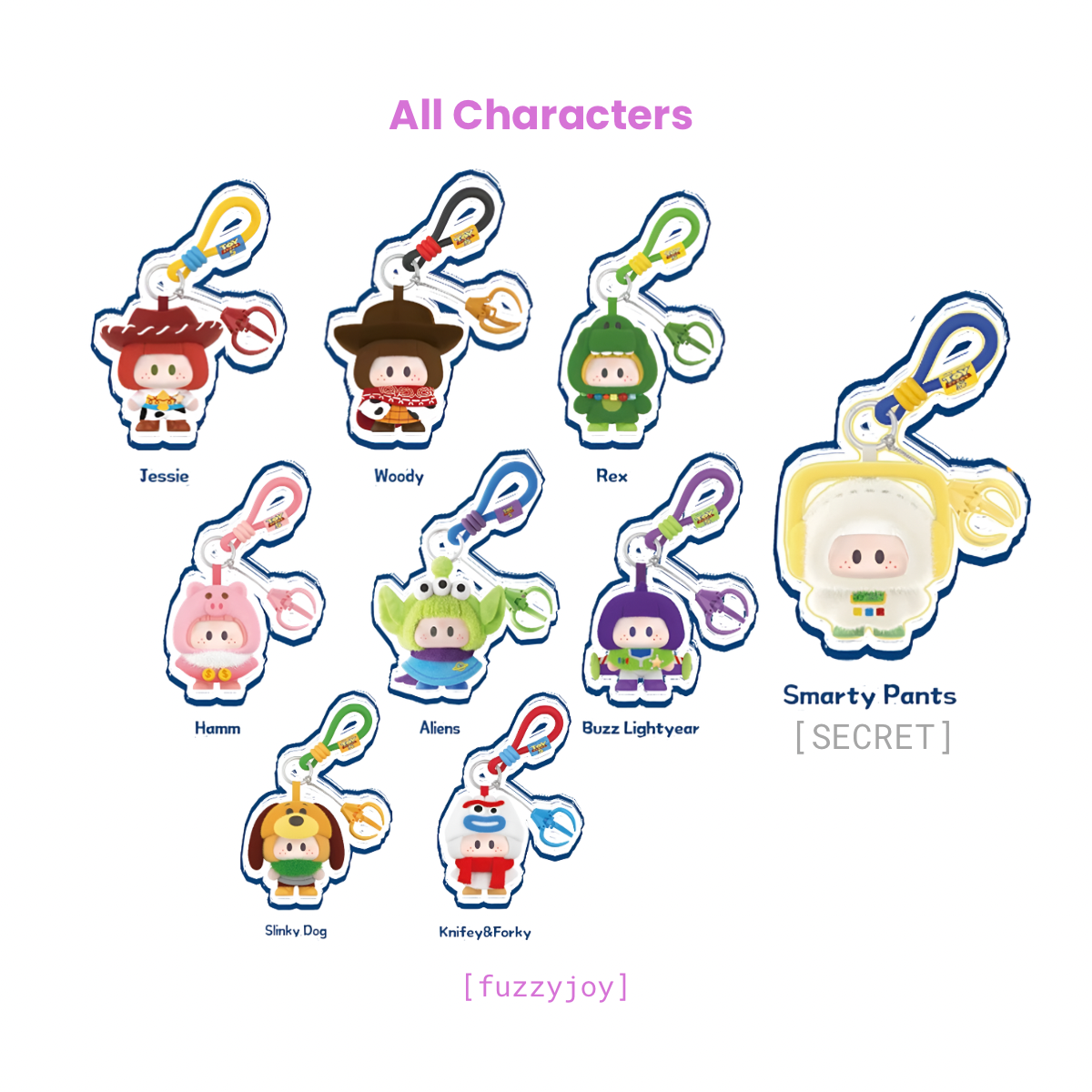 Yoyo x Toy Story Vinyl Plush Pendant Blind Box
