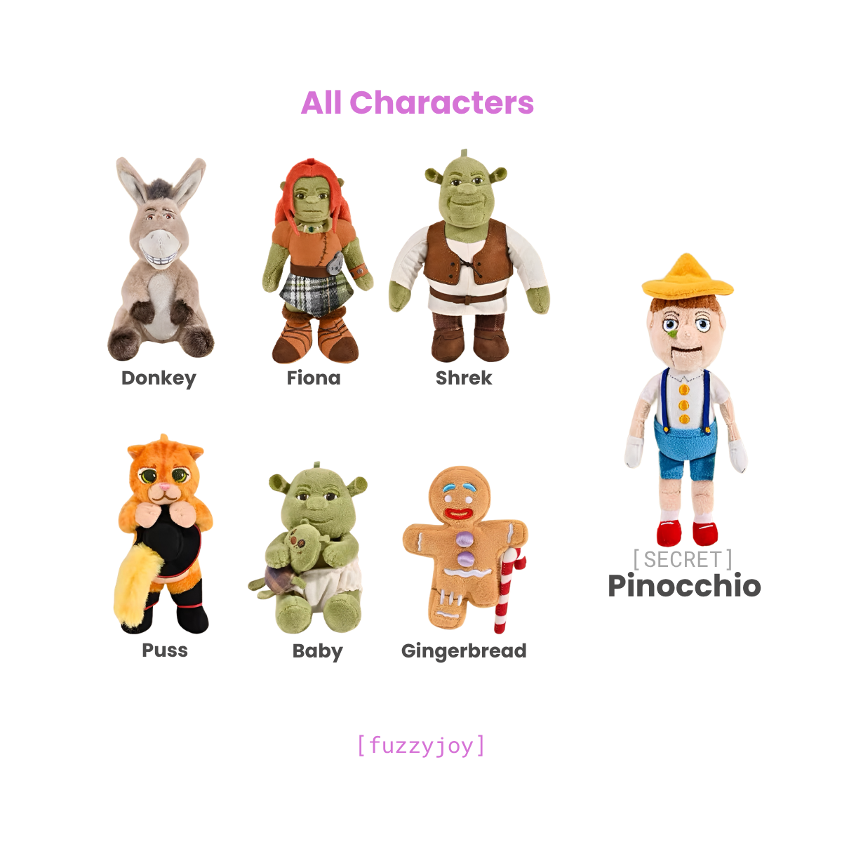 Moomory Series Shrek Mini Plush Blind Box