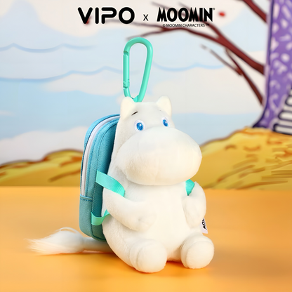 Official Moomin Cute Plush Pendant with Foldable Tote Bag