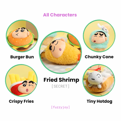 Crayon Shinchan Happy Bucket Series Figures Blind Box