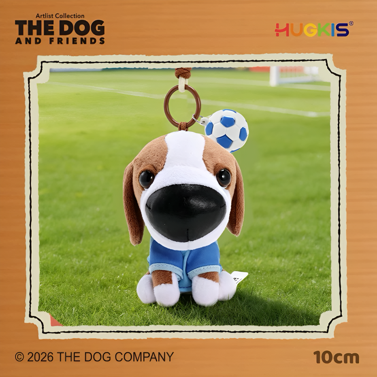 Artist Collection THE DOG - Soccer Series Plush Charm
