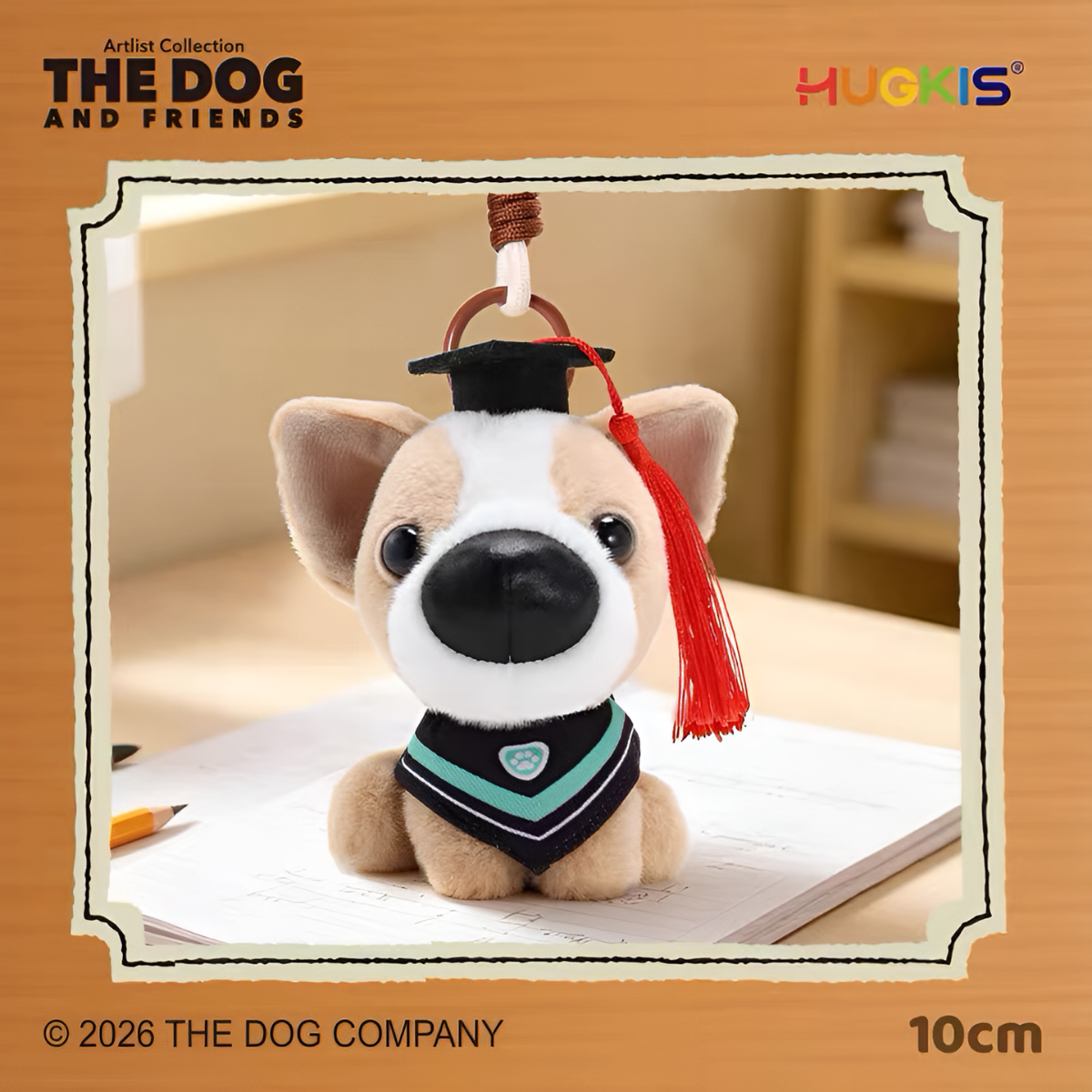 Artist Collection THE DOG AND FRIENDS - Graduation Series Plush Charm