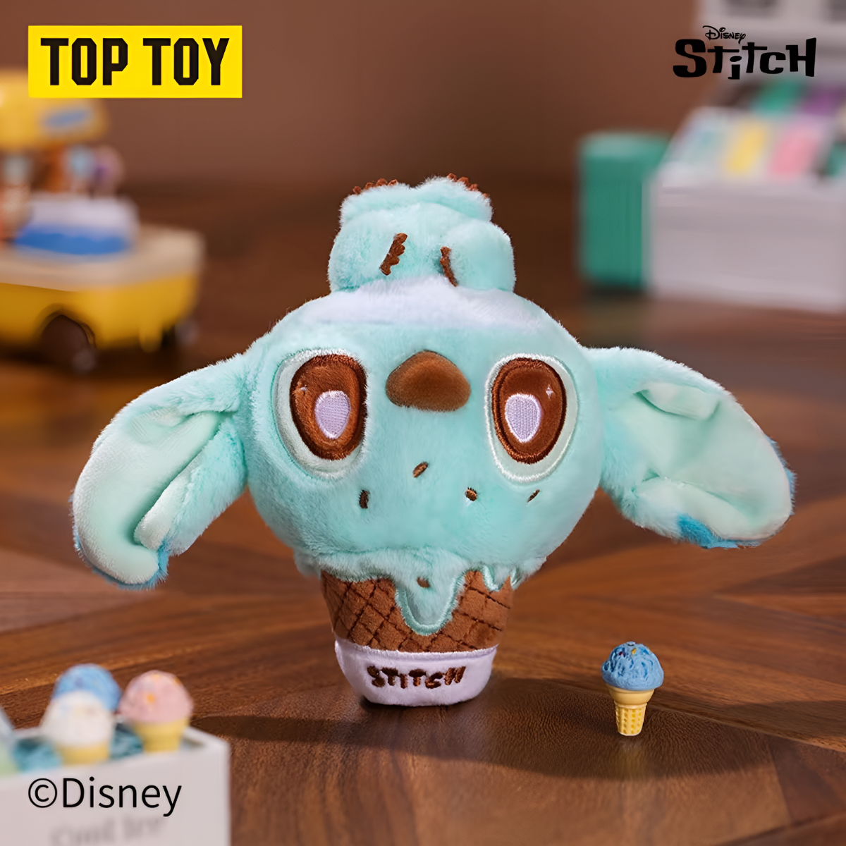 Stitch Chocolate Factory Series Plush Pendant