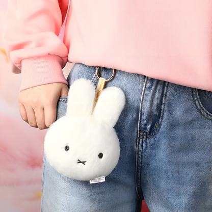 Miffy Plush Coin Purse Keychain Charm