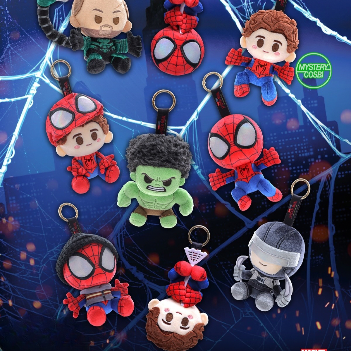 Spider-Man Brand New Day Cosbi Plush Keychain Collection